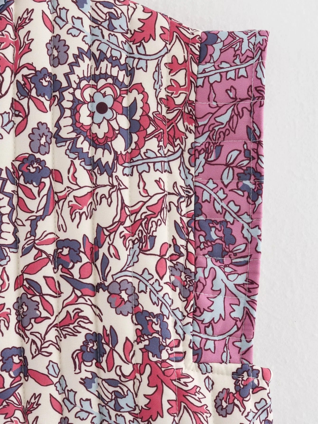 Printed Quilted Waistcoat