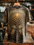 Vintage Viking Tree Of Life Men's T-shirt elevenforest