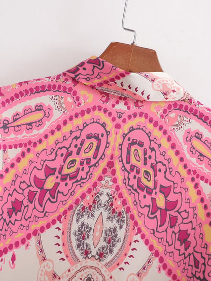 The Perfect Paisley Print Blouse