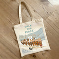 Comstylish Walk For Peace Art Ecofriendly Tote Bag