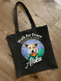 Comstylish Aloka Peace Walk Art Ecofriendly Tote Bag