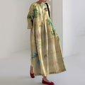 Floral Art Pattern Women's Dress elevenforest