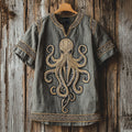 Men's Viking Cthulhu Celtic Knot Ropet Shirt elevenforest