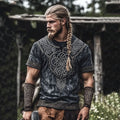 Men's Viking Celtic Knot Art Casual T-shirt elevenforest