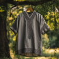 Viking Mythology Celtic Knot Cotton Linen T-shirt elevenforest