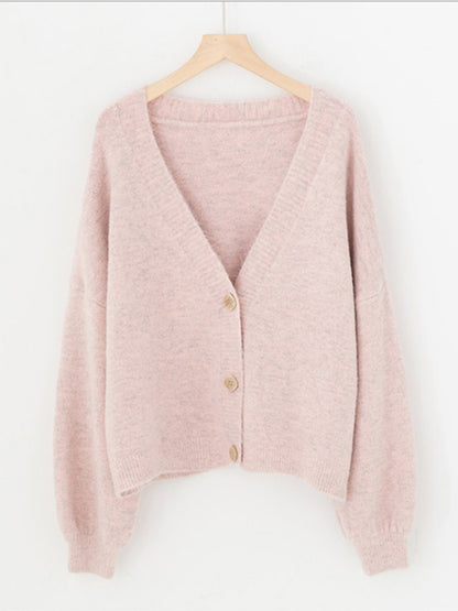 Autumn Winter Sweater Cardigans V Neck Knit Cardigans Outwear Korean Tops Suete Mujer Poncho