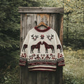 Vintage Western Horse Cozy Knit Sweater elevenforest