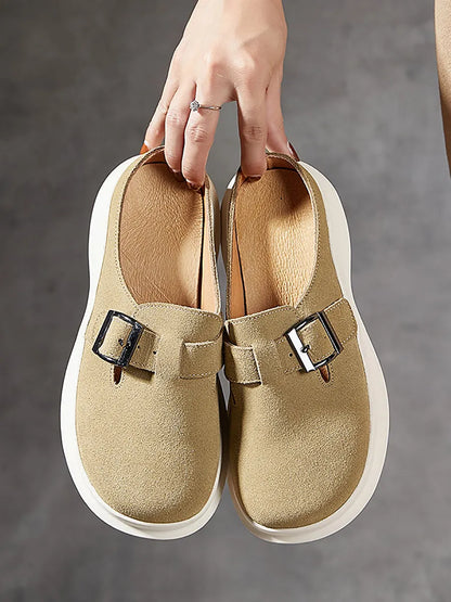 Summer Suded Leather Slippers As1015