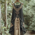 Vintage Tribal Viking Celtic Knot Tank Midi Dress elevenforest
