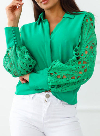 June Satin Blouse