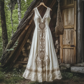 Women's Vintage Viking Celtic Rune Print Cotton And Linen Sleeveless Dress elevenforest