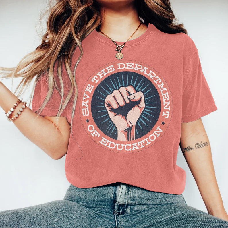 Comstylish Preserve The Ministry Of Education’s Education Advocates And Supports Teachers’ T-shirts