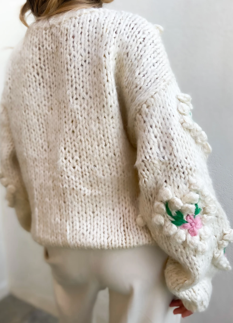 Susan Applique Cardigan