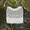 Vintage Geometry Icelandic Pattern Comfy Sweater elevenforest