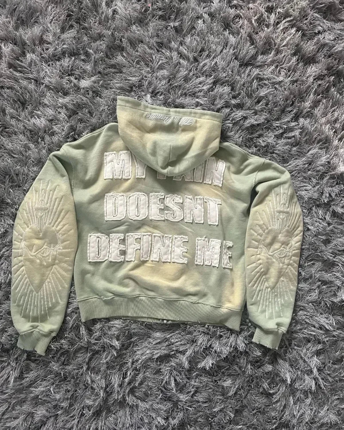 Dark Zipper Joined Hoodie