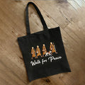 Comstylish Vintage Walk For Peace Monks With Aloka Dog Print Canvas Bag