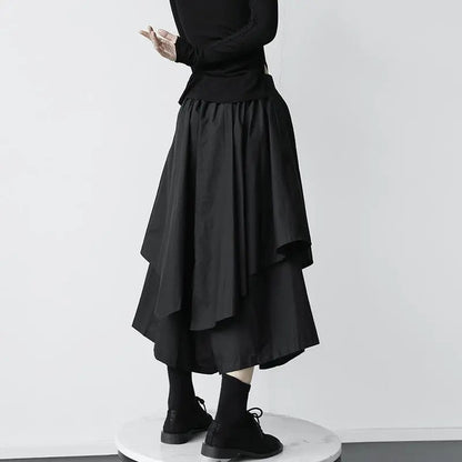 Saira Black Skirt