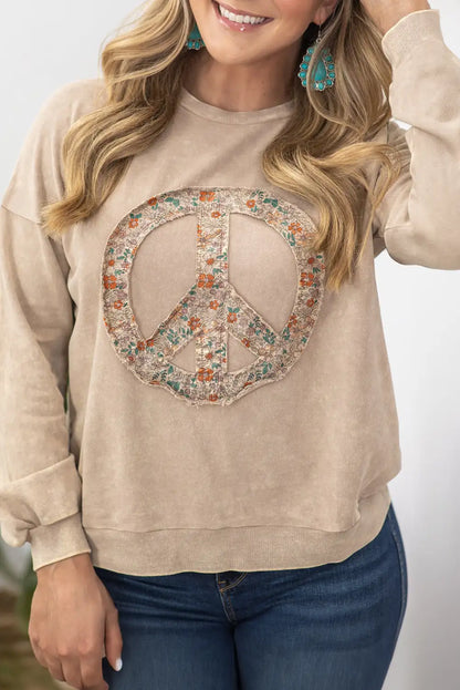 Peace Sign Sweatshirt