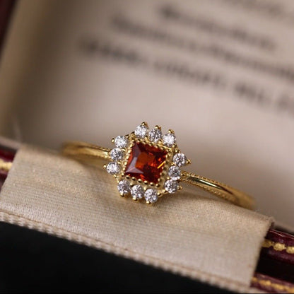 [sample ] Garnet Emberstone Ring
