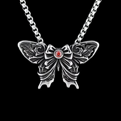 Gem Butterfly Bow Pendant