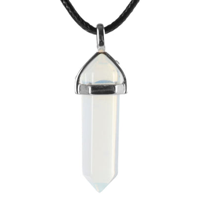 Hexagonal Chakra Pendant - Natural Gemstone Healing Crystal Necklace
