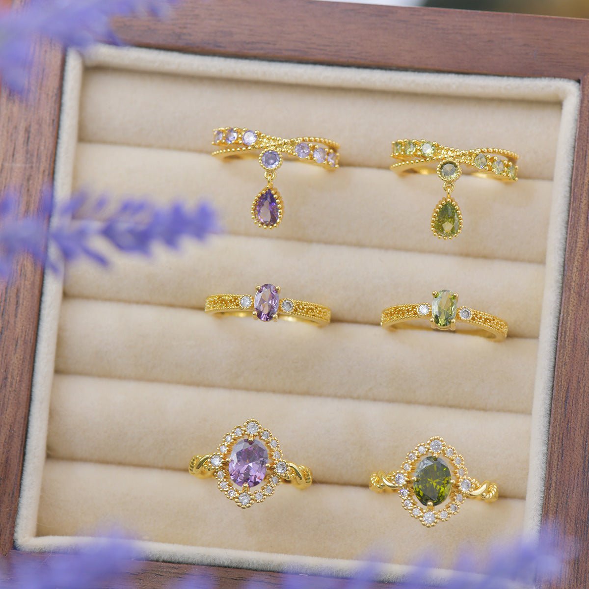 Lilac Grace Ring