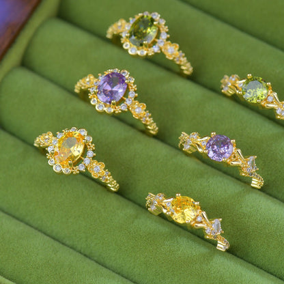 Lilac Starlet Ring