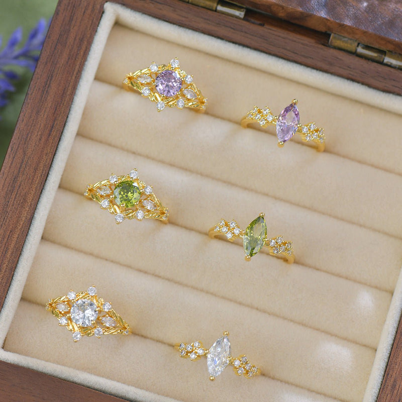 Lilac Veil Ring