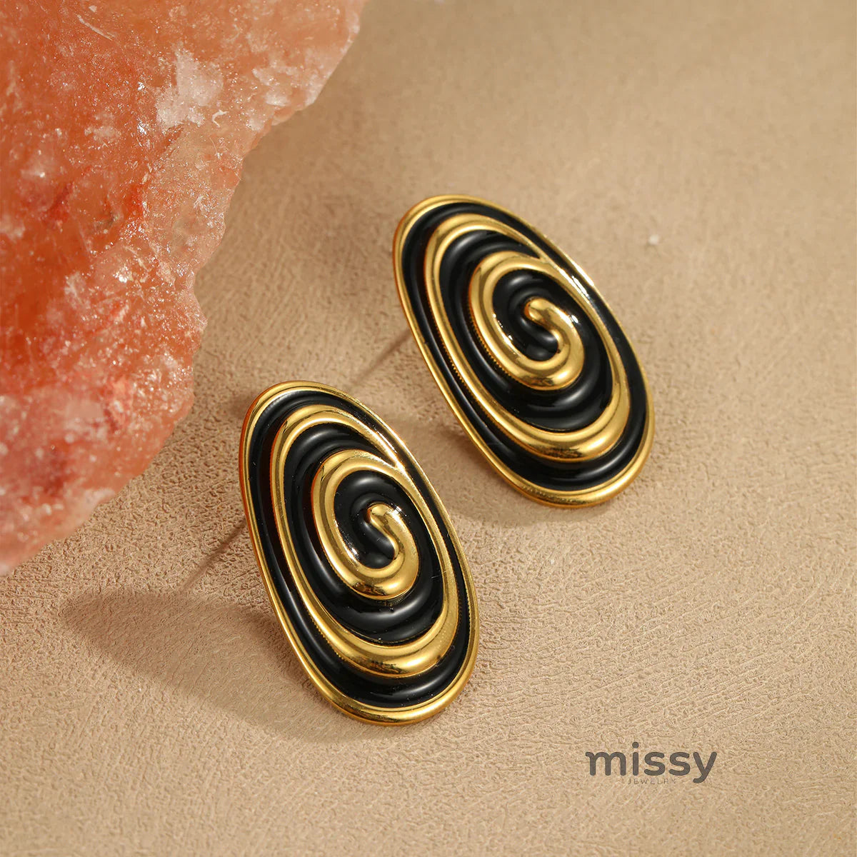 Kaleesi Oval Line Jewelry Set