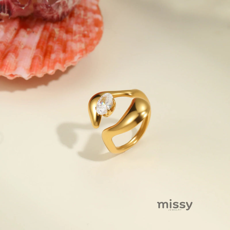 Kayra Colorful Zircon Ring
