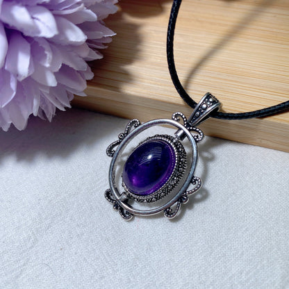 Mixed Crystal Healing Pendant | Spiritual Necklace 1.6 Inch