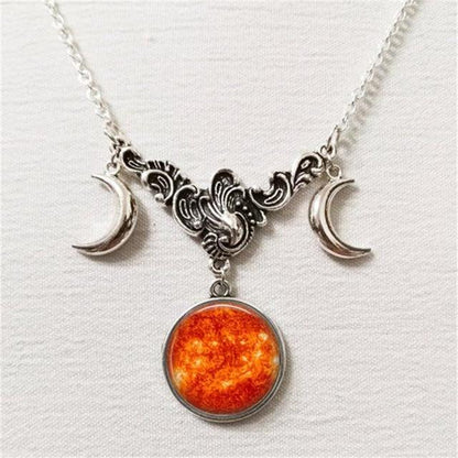 Celestial Moon Goddess Necklace