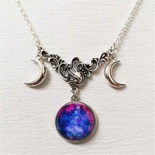 Celestial Moon Goddess Necklace