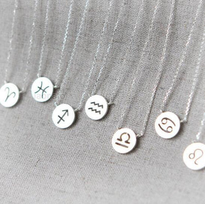 Minimalist Zodiac Sign Necklace