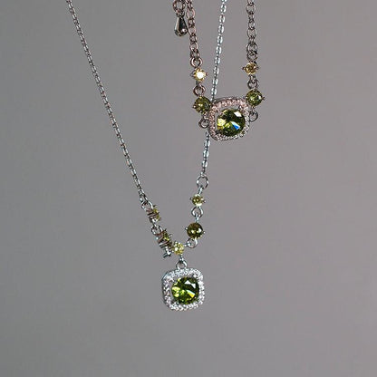 Peridot Baroque Necklace