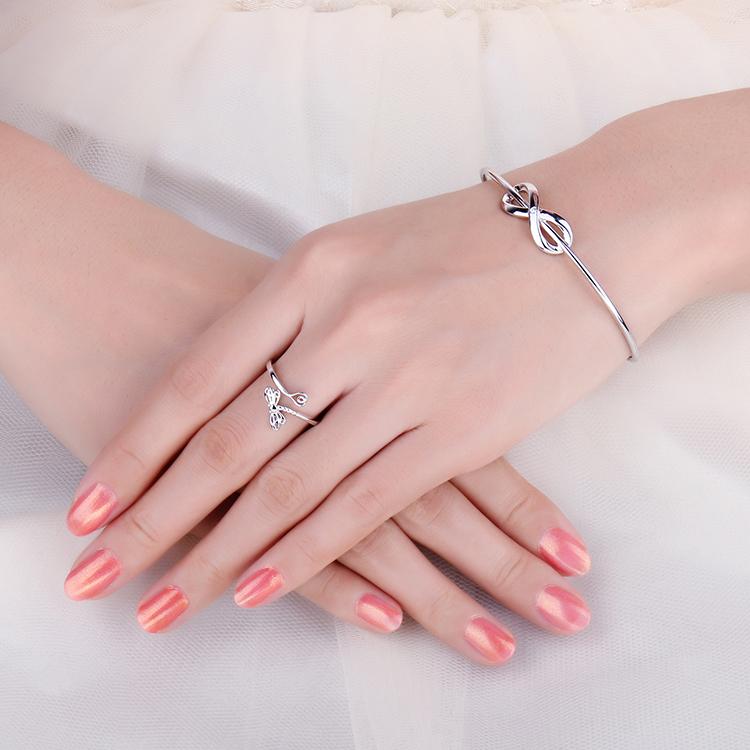 Dragonfly Silver Wrap Ring