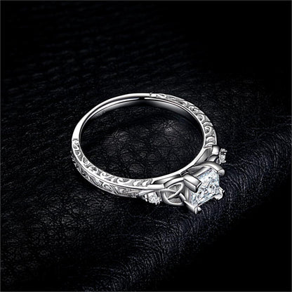 Celtic Knot Princess Silver Ring