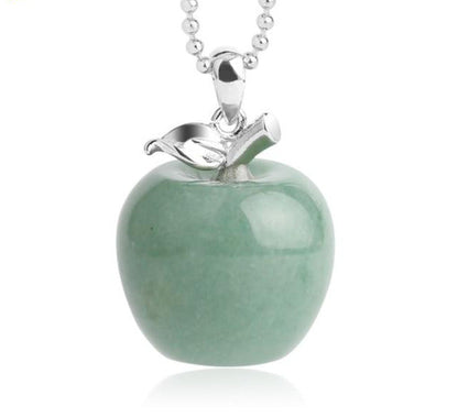 Crystal Apple Necklace
