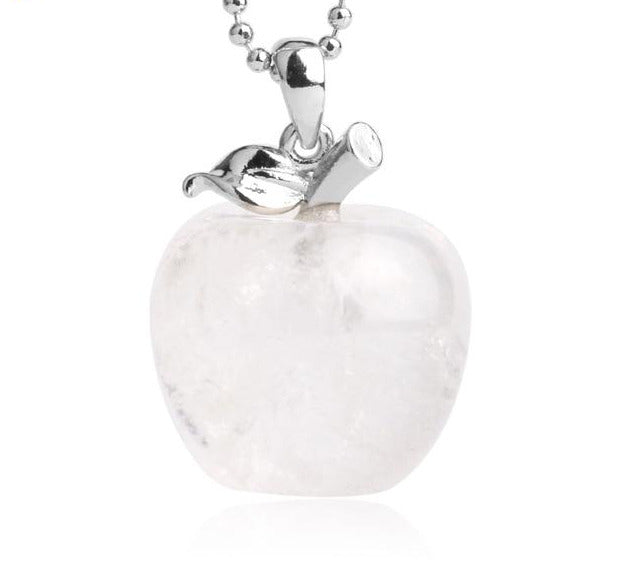 Crystal Apple Necklace