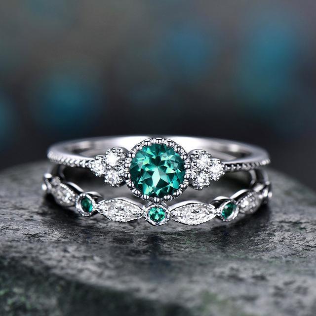 Crystal Ring Set
