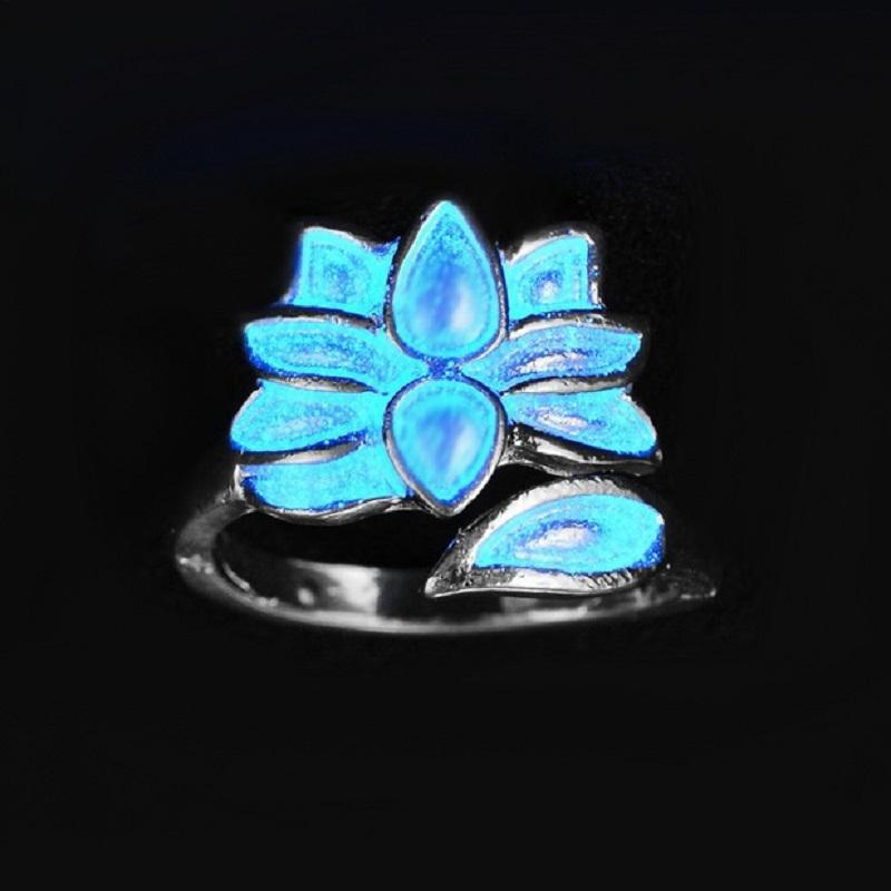 Magical Glow in the Dark Lotus Ring