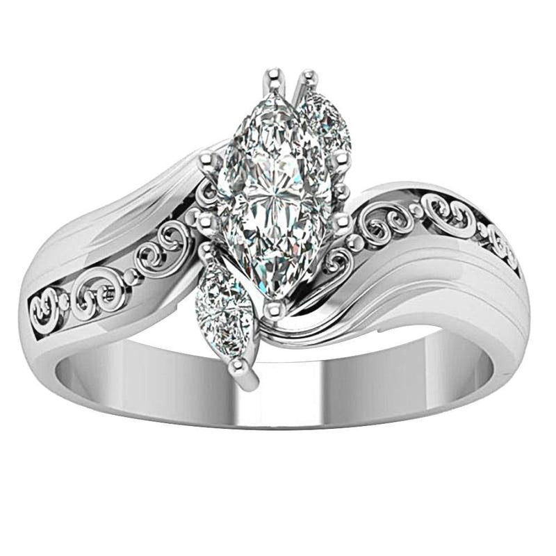 Majestic Crystal Princess Ring
