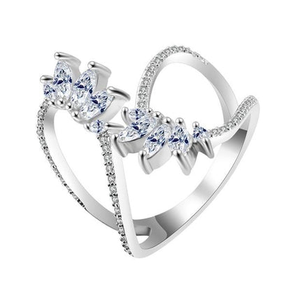 Marquise Elegance Wrap Ring