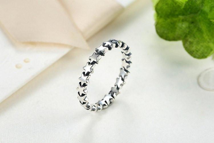 Stars Silver Ring