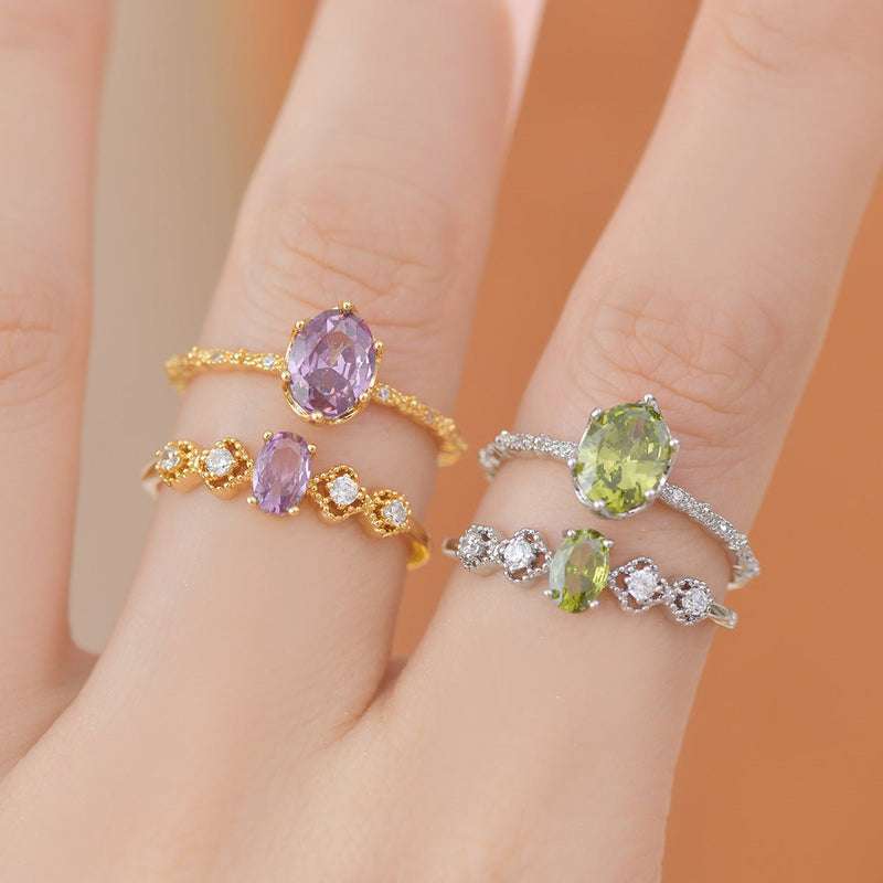 Rococo Amethyst Ring