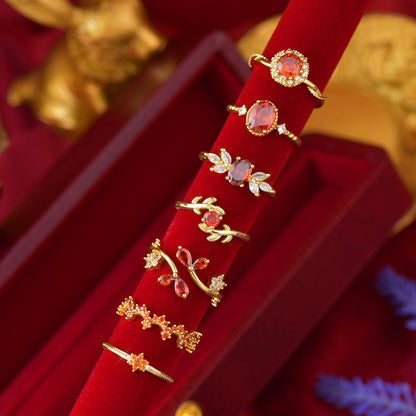 Ruby Bypass Ring