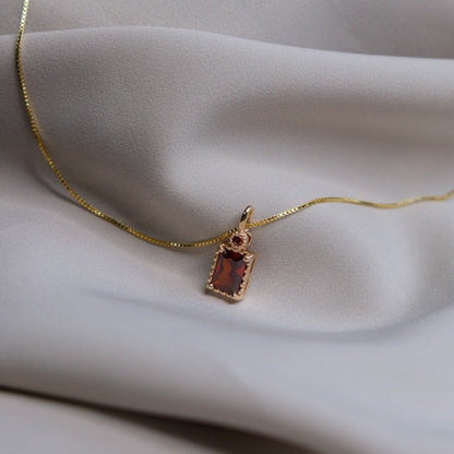 Desiree Garnet Necklace