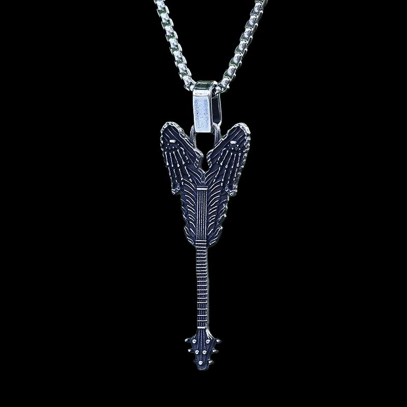 Skull Hands Guitar Pendant