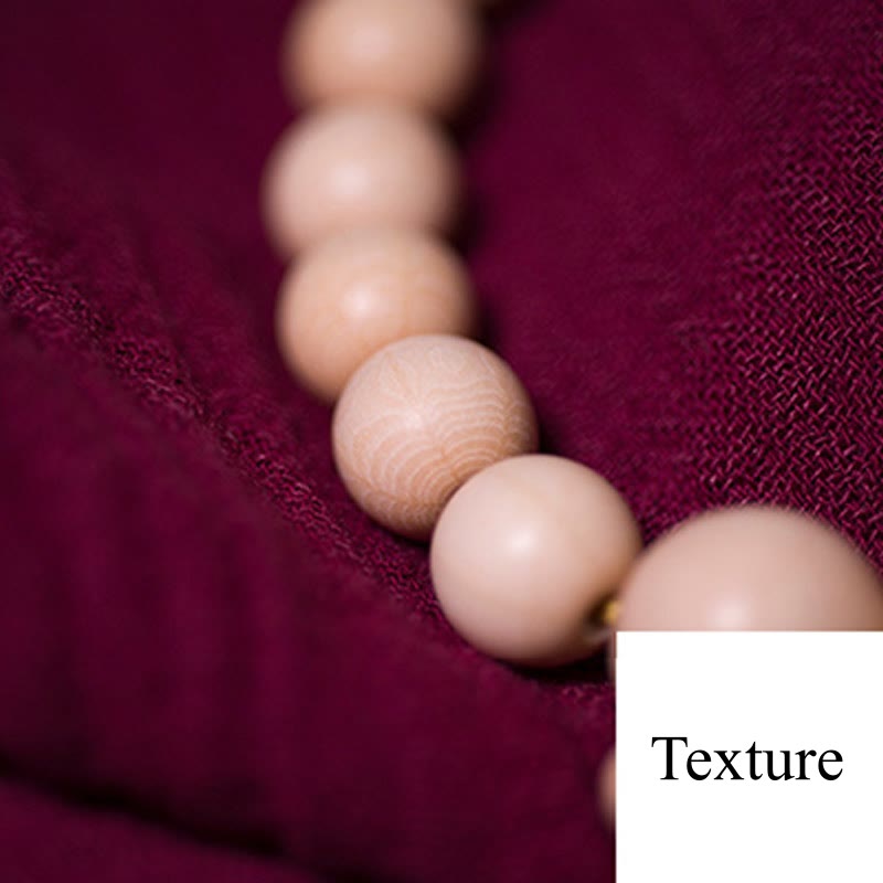 Abelia Biflora Wood Wrist Mala Bracelet 10mm