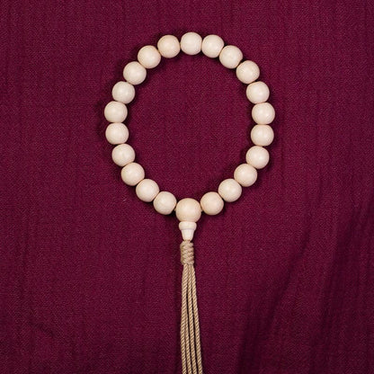 Abelia Biflora Wood Wrist Mala Bracelet 10mm